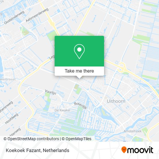 Koekoek Fazant map