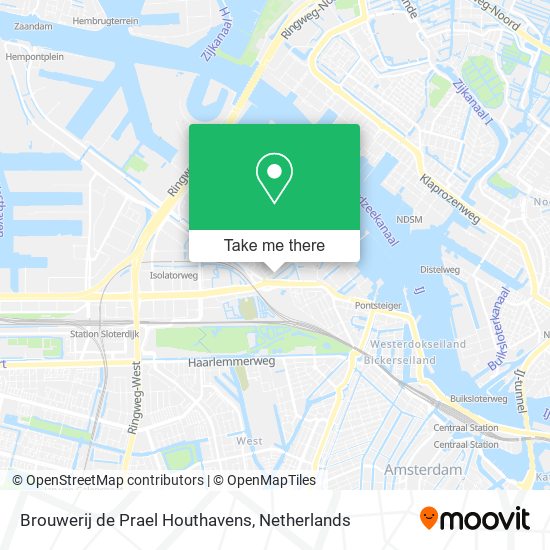 Brouwerij de Prael Houthavens map