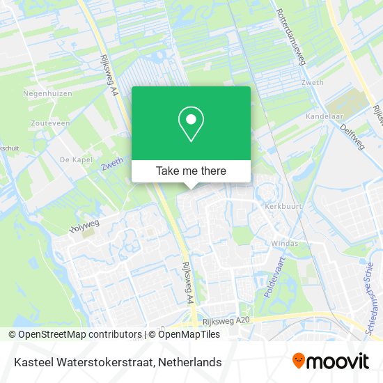 Kasteel Waterstokerstraat map