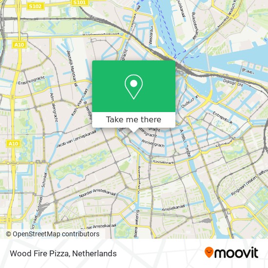 Wood Fire Pizza map