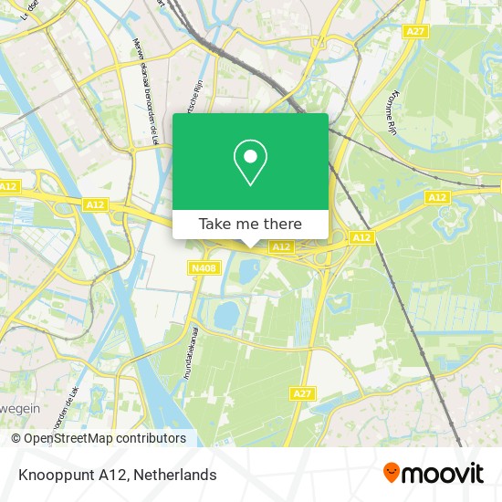 Knooppunt A12 map