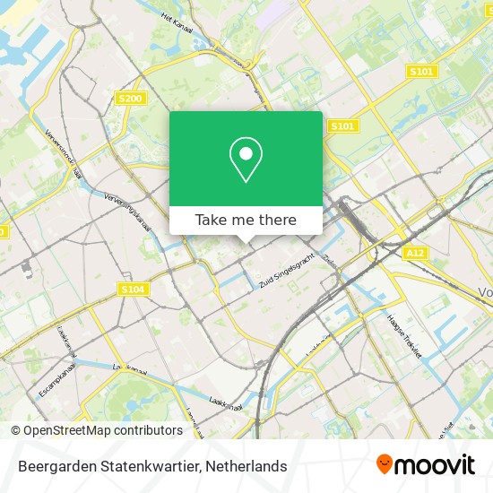 Beergarden Statenkwartier map