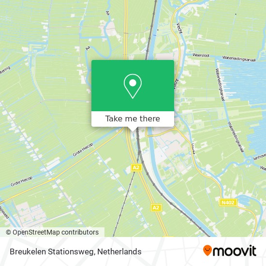 Breukelen Stationsweg Karte