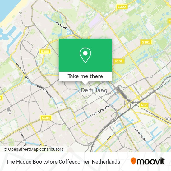 The Hague Bookstore Coffeecorner Karte