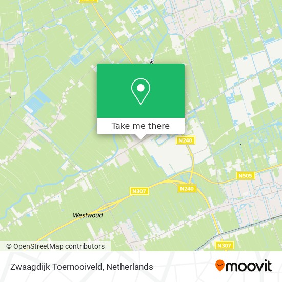 Zwaagdijk Toernooiveld Karte