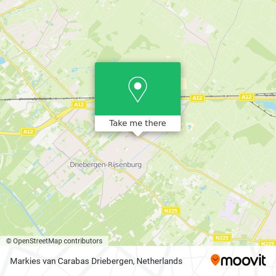 Markies van Carabas Driebergen map