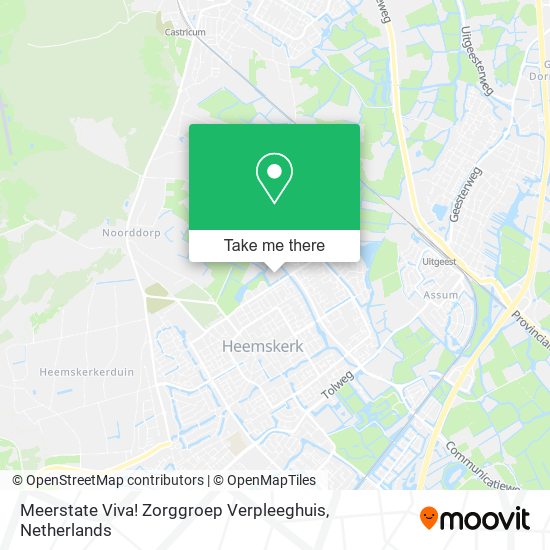 Meerstate Viva! Zorggroep Verpleeghuis map