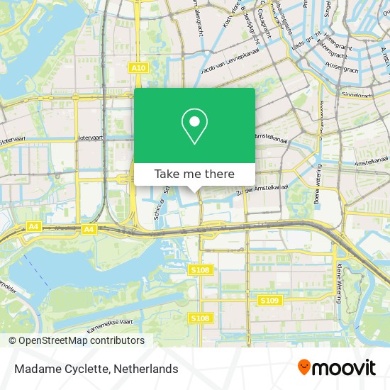 Madame Cyclette map
