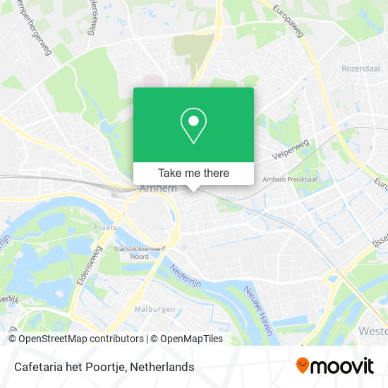 Cafetaria het Poortje map