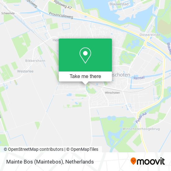 Mainte Bos (Maintebos) map
