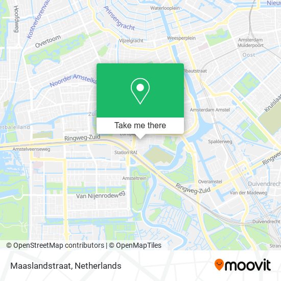 Maaslandstraat map