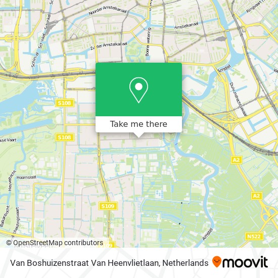 Van Boshuizenstraat Van Heenvlietlaan Karte