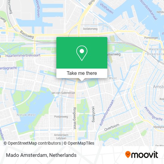 Mado Amsterdam map