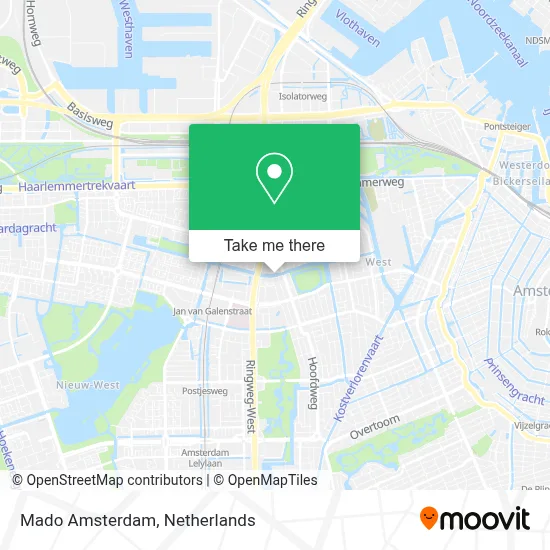 Mado Amsterdam map