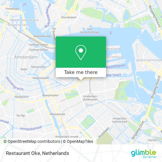 Restaurant Oke map