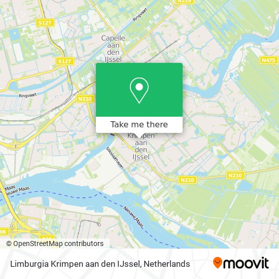 Limburgia Krimpen aan den IJssel map