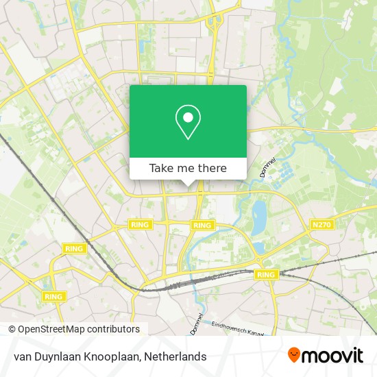 van Duynlaan Knooplaan map