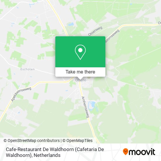 Cafe-Restaurant De Waldhoorn (Cafetaria De Waldhoorn) Karte