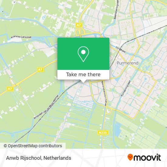 Anwb Rijschool map