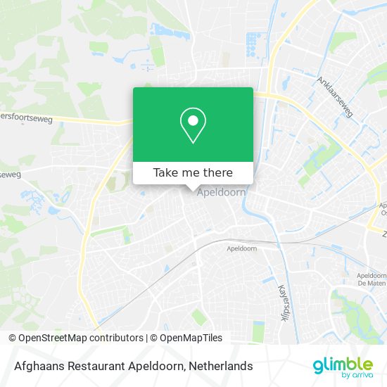 Afghaans Restaurant Apeldoorn map