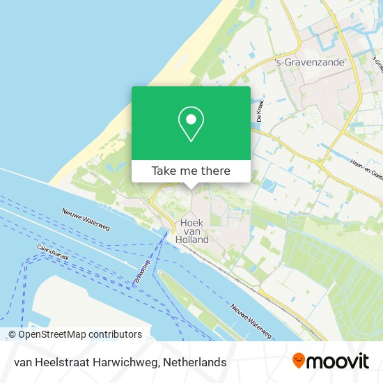 van Heelstraat Harwichweg map