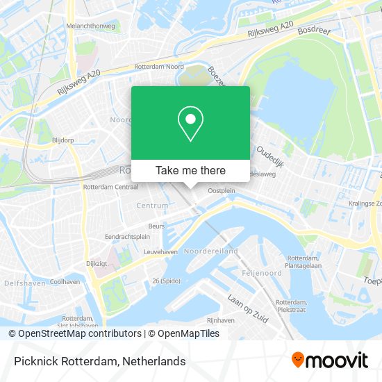 Picknick Rotterdam Karte