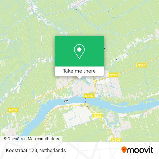 Koestraat 123 map