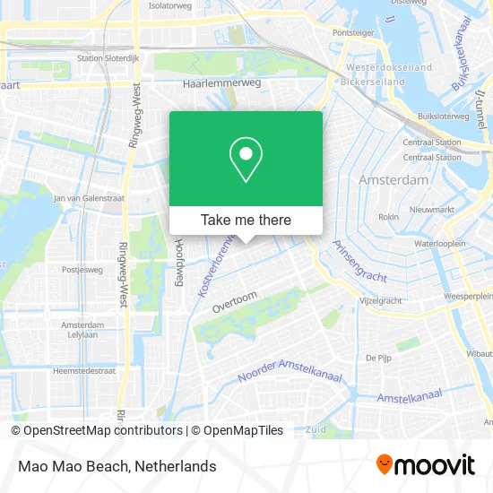 Mao Mao Beach map