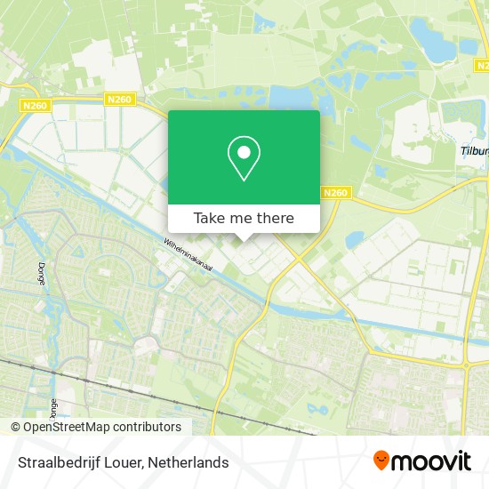 Straalbedrijf Louer map