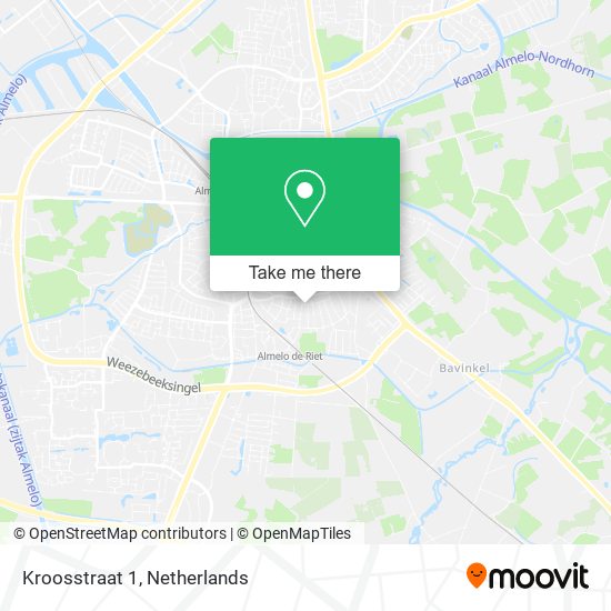 Kroosstraat 1 map