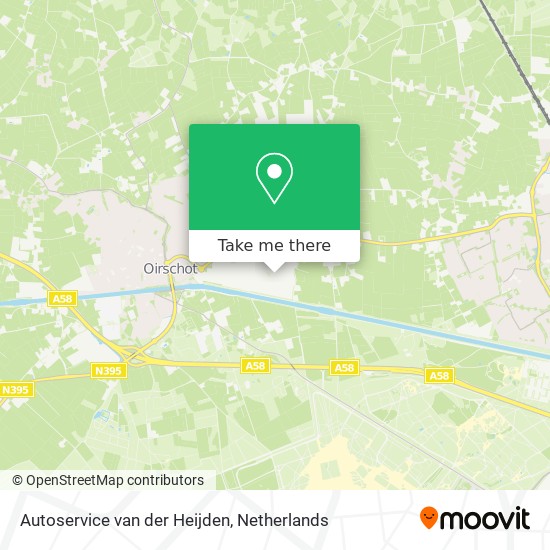 Autoservice van der Heijden map