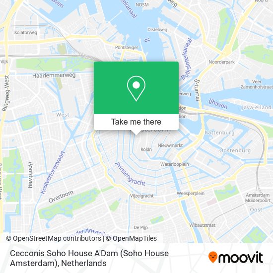 Cecconis Soho House A'Dam (Soho House Amsterdam) map