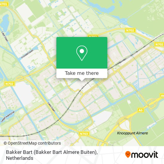 Bakker Bart (Bakker Bart Almere Buiten) map