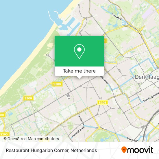 Restaurant Hungarian Corner map