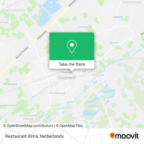 Restaurant Alma map