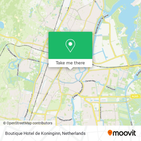 Boutique Hotel de Koninginn Karte