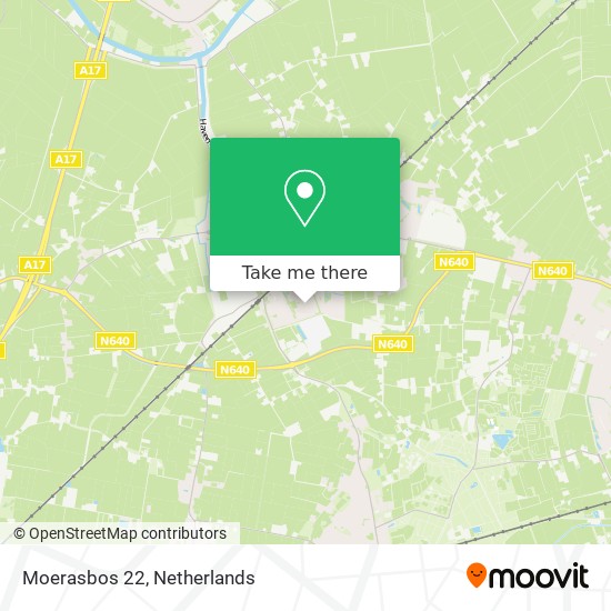 Moerasbos 22 map