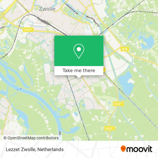 Lezzet Zwolle map