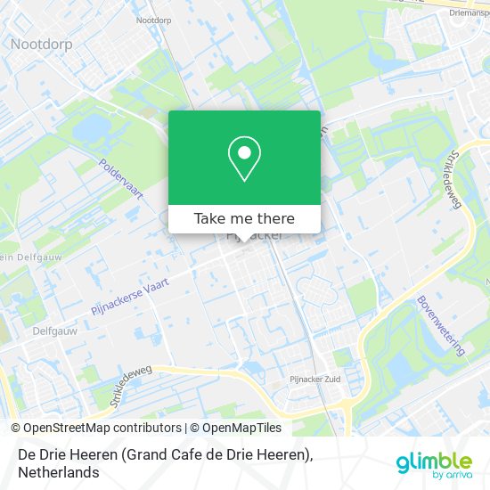 De Drie Heeren (Grand Cafe de Drie Heeren) map