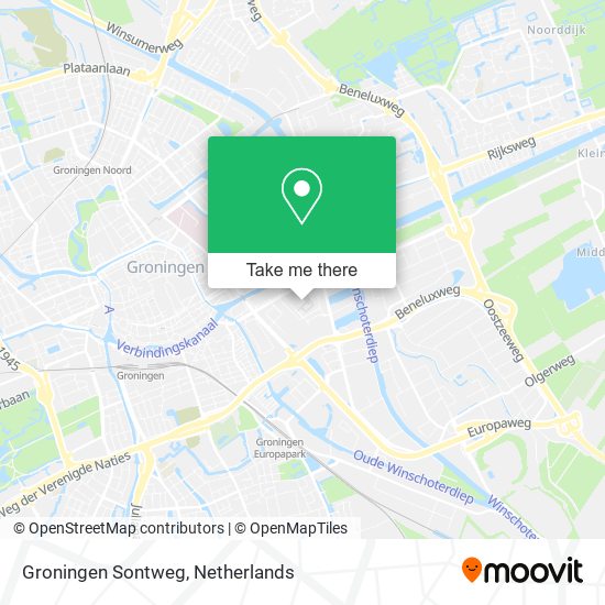 Groningen Sontweg Karte