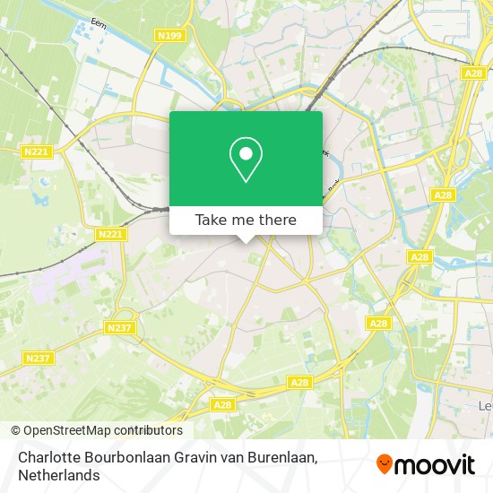 Charlotte Bourbonlaan Gravin van Burenlaan map