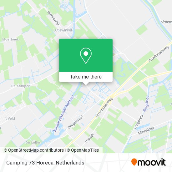 Camping 73 Horeca map