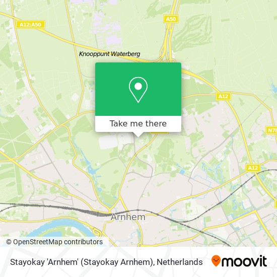 Stayokay 'Arnhem' map