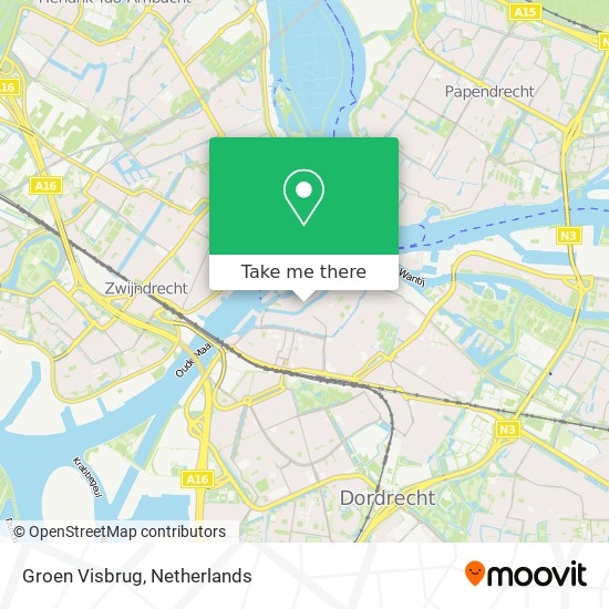 Groen Visbrug map