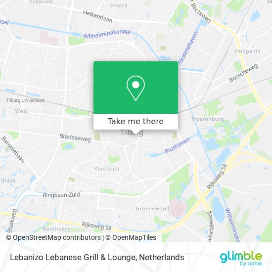 Lebanizo Lebanese Grill & Lounge map