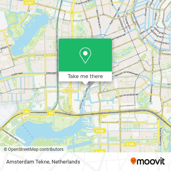 Amsterdam Tekne map