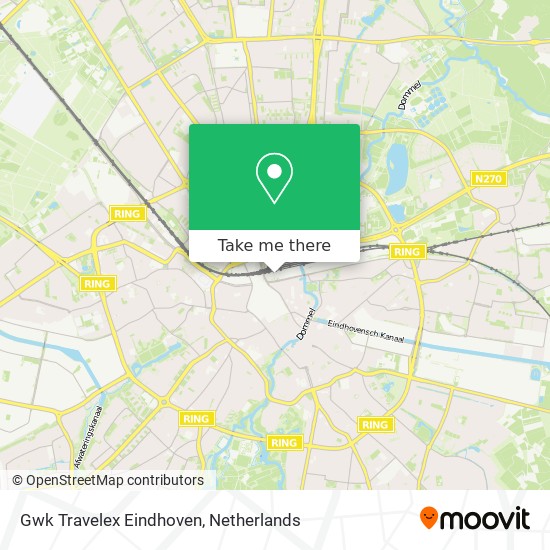 Gwk Travelex Eindhoven map