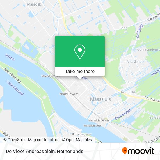 De Vloot Andreasplein map
