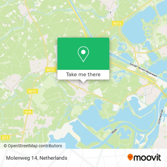 Molenweg 14 Karte