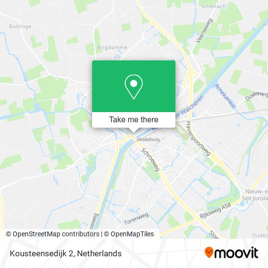 Kousteensedijk 2 map